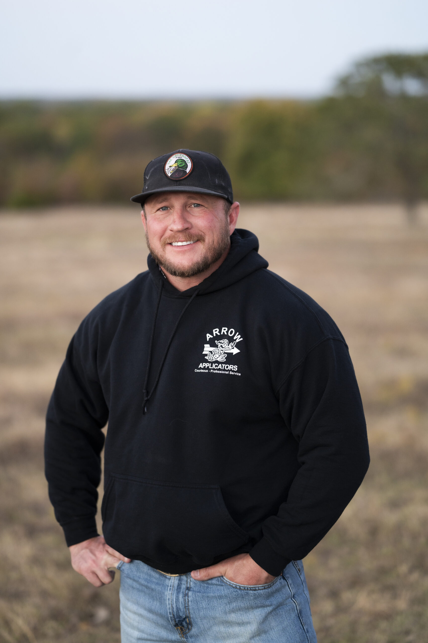 Arrow Applicators technician providing residential and commercial pest control in Ada